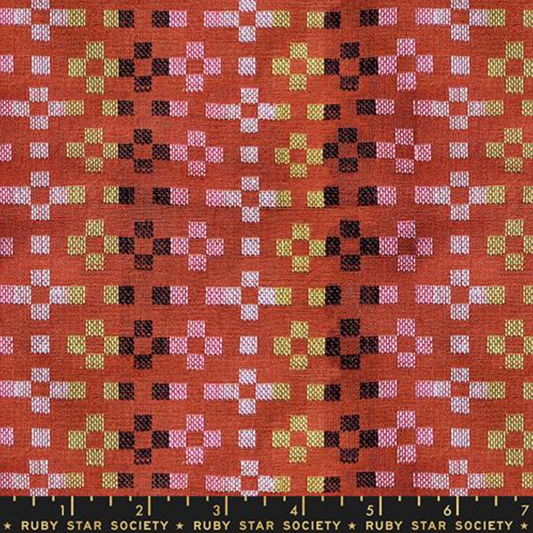 Warp Weft Wovens Mystic Fable Terracotta