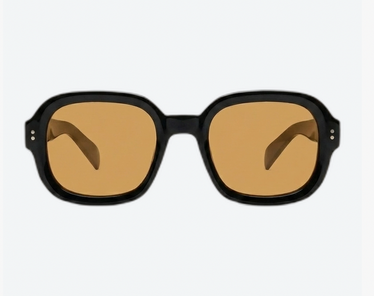 Boulevard - Black with Gold Lens Sunglasses