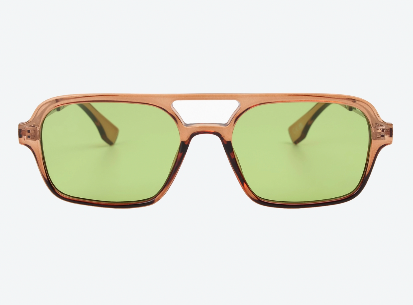 Groove Theory - Brown/Green Sunglasses