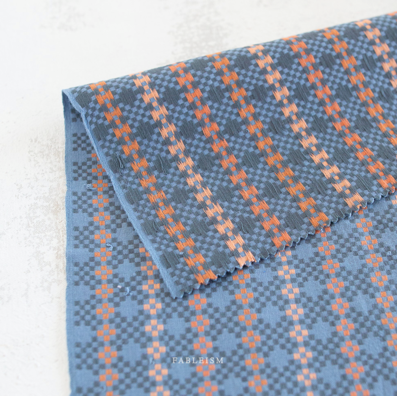 Fableism Lucky Loom Mosaic in Blue