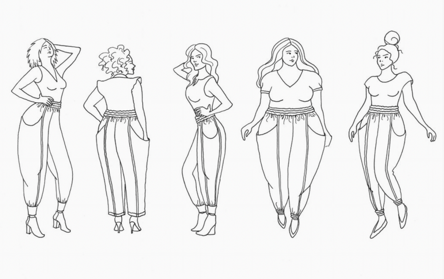 Arenite Pants Pattern Sizes 0-34