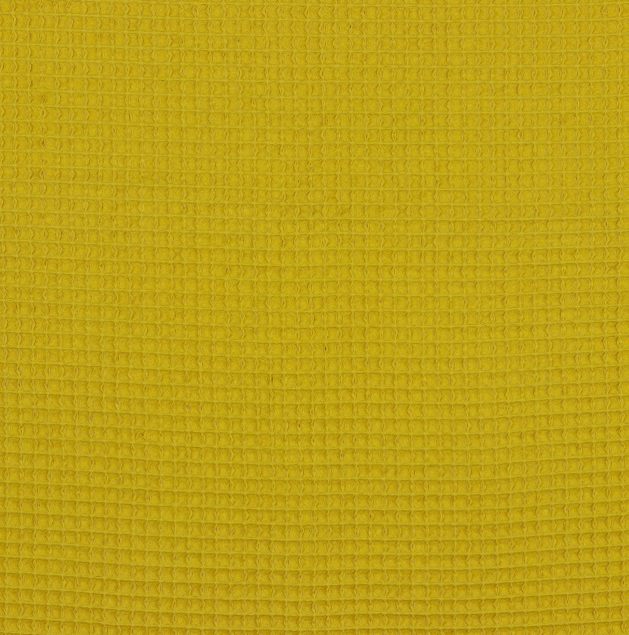 Ochre Cotton Waffle