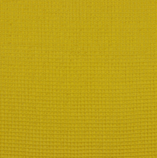 Ochre Cotton Waffle