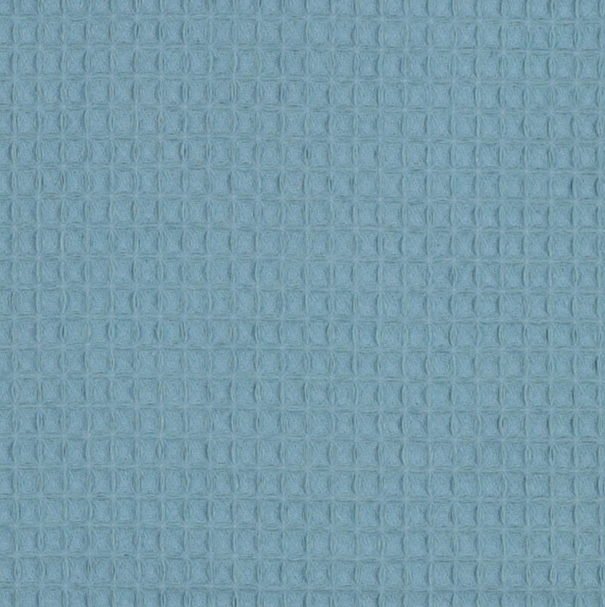 Blue Cotton Waffle