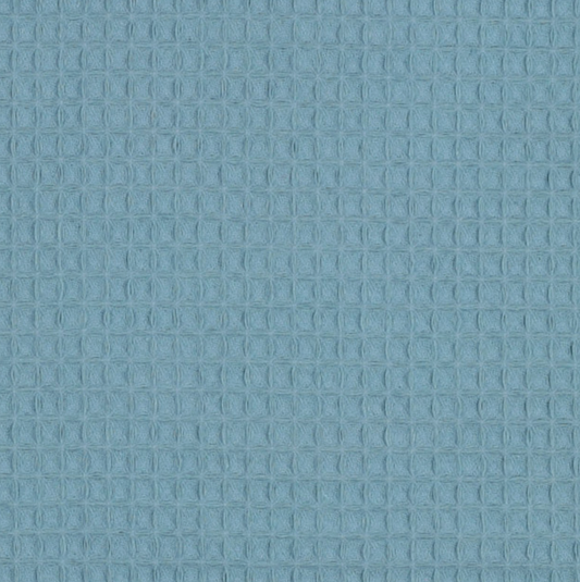 Blue Cotton Waffle