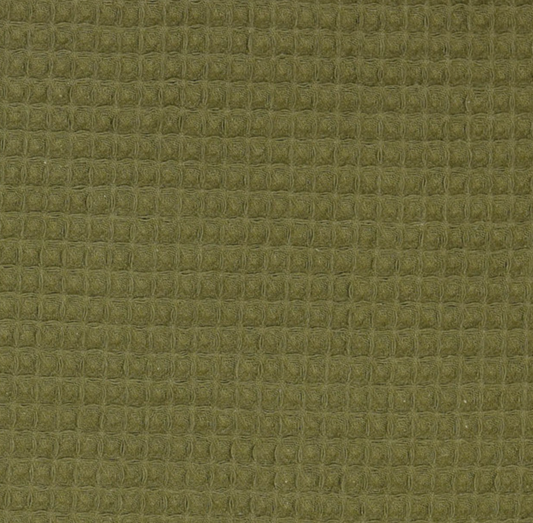 Moss Green Cotton Waffle