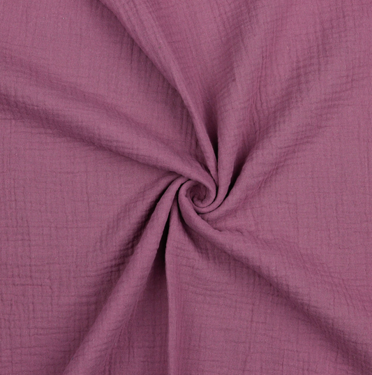 Purple Cotton Double Gauze