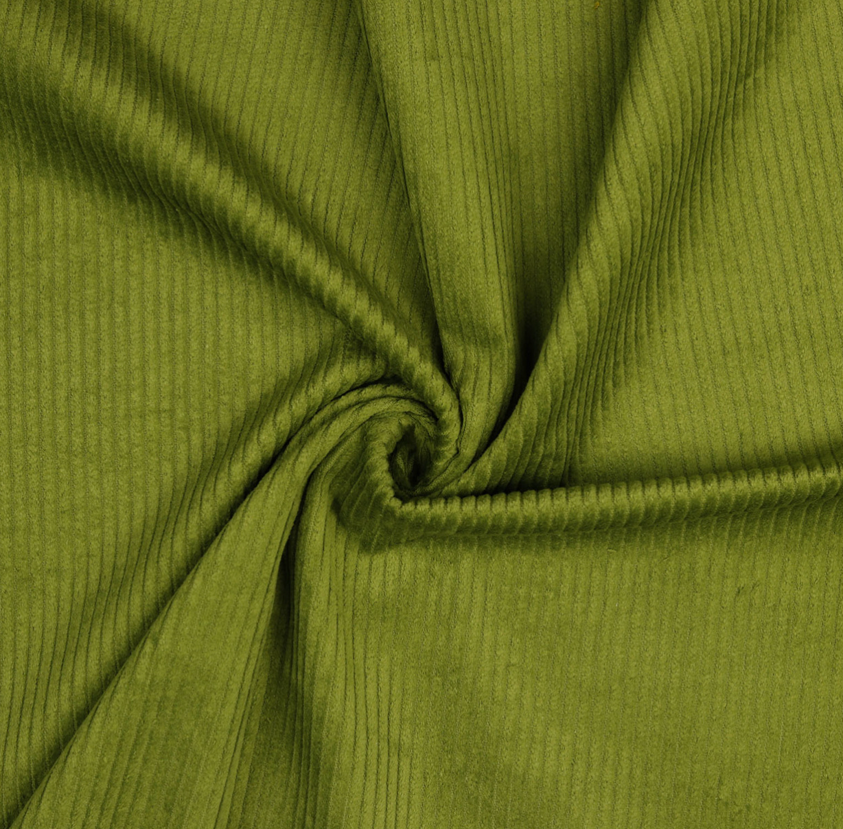 Pickle Green Washed Corduroy