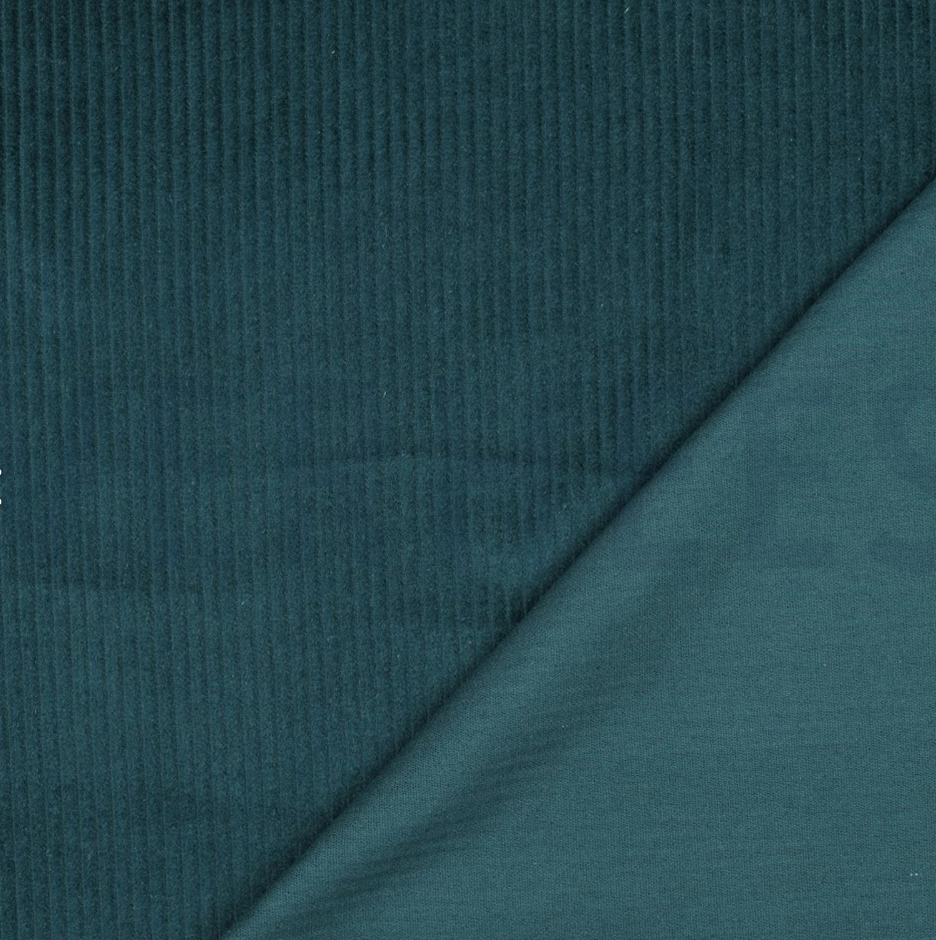 Emerald Green Washed Corduroy
