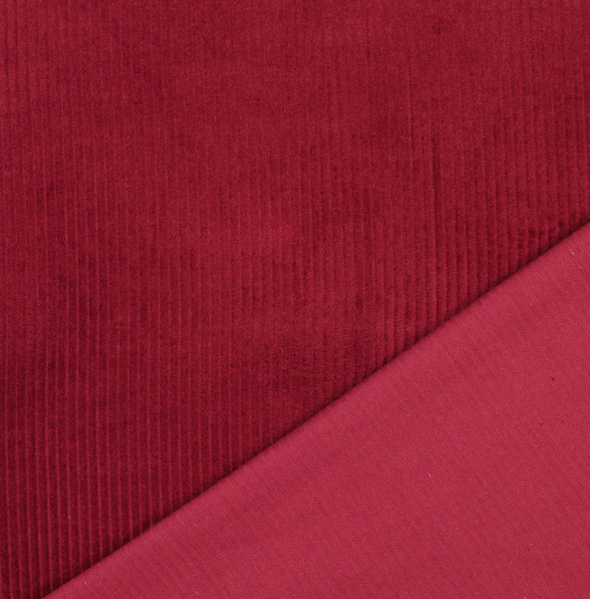 Wine Red Washed Corduroy