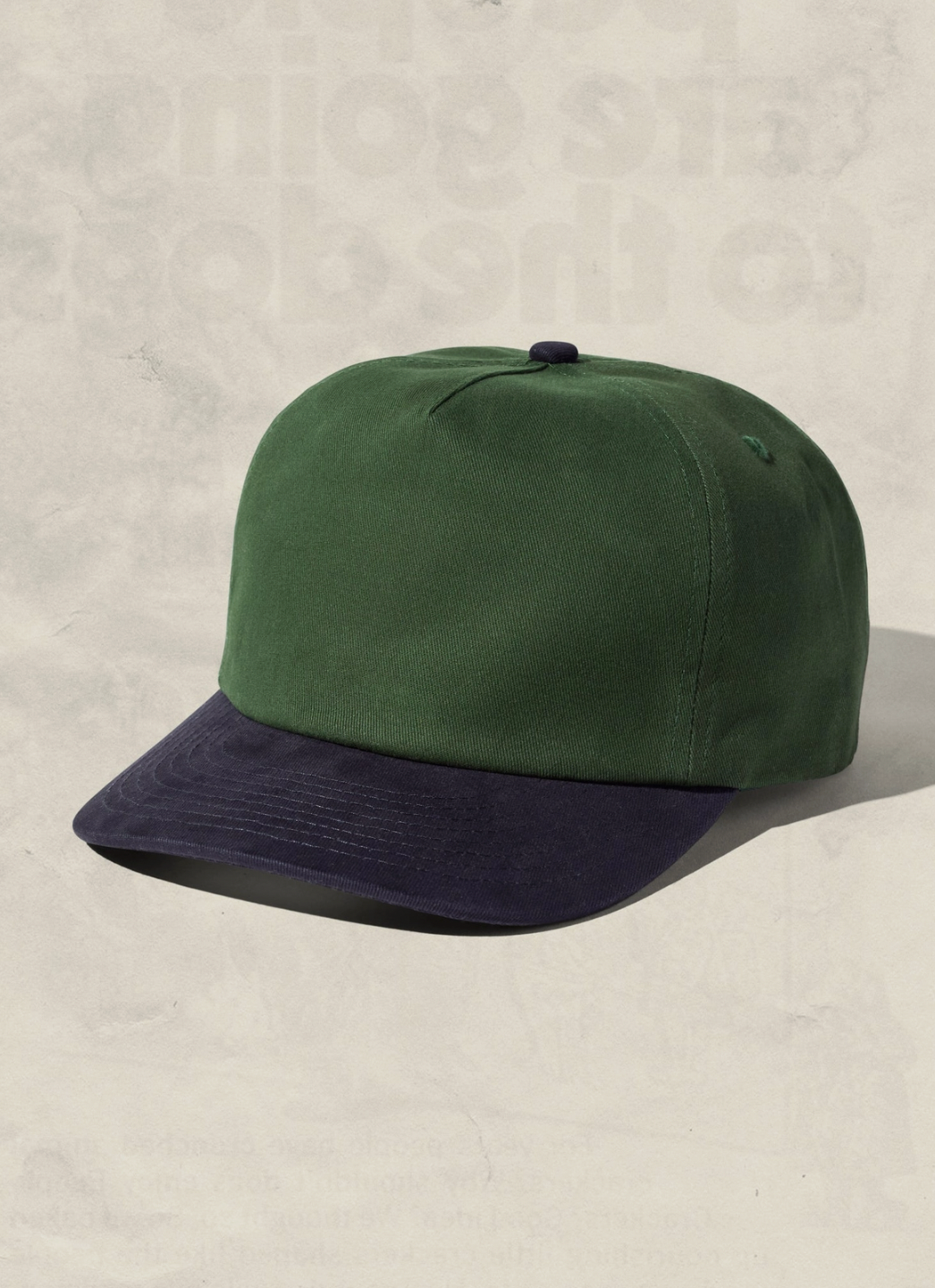 Two Tone Workhorse Hat - Hunter/Navy