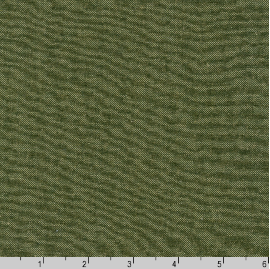 Kaufman Essex Yarn Dyed Army
