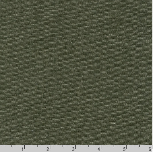 Kaufman Essex Yarn Dyed Army