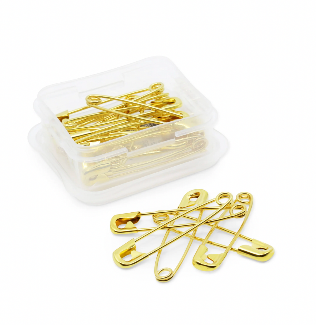 Brass Safety Pins, 20 ct