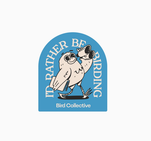 I'd Rather Be Birding Sticker