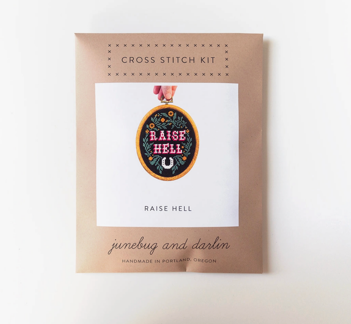 Raise Hell Cross Stitch Kit