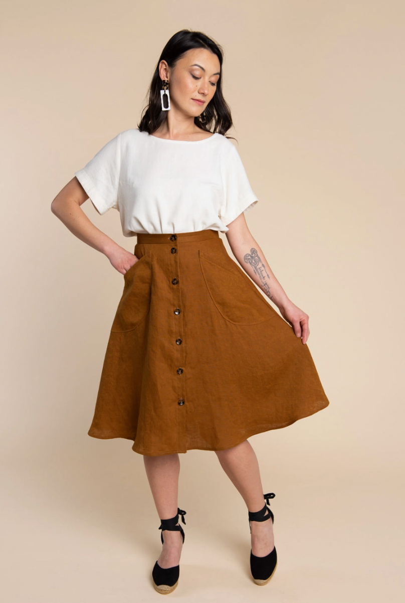 Fiore Skirt Sewing Pattern XXS-6XL