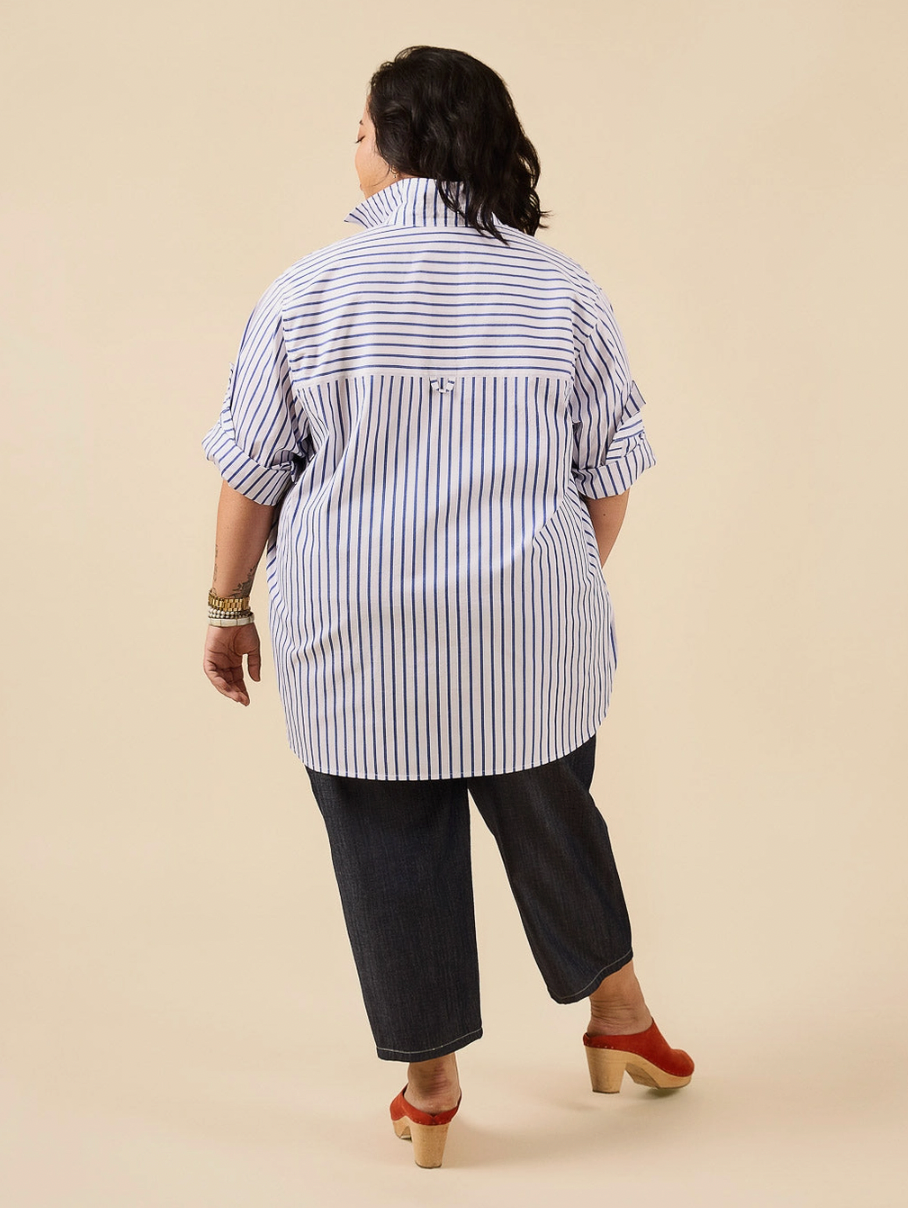 Jenna Shirt + Shirtdress Sewing Pattern XXS-4XL