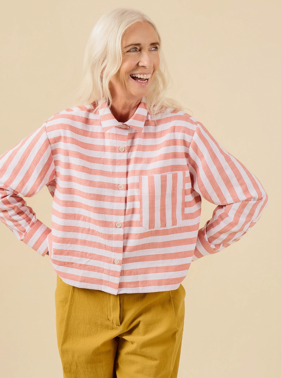 Jenna Shirt + Shirtdress Sewing Pattern XXS-4XL