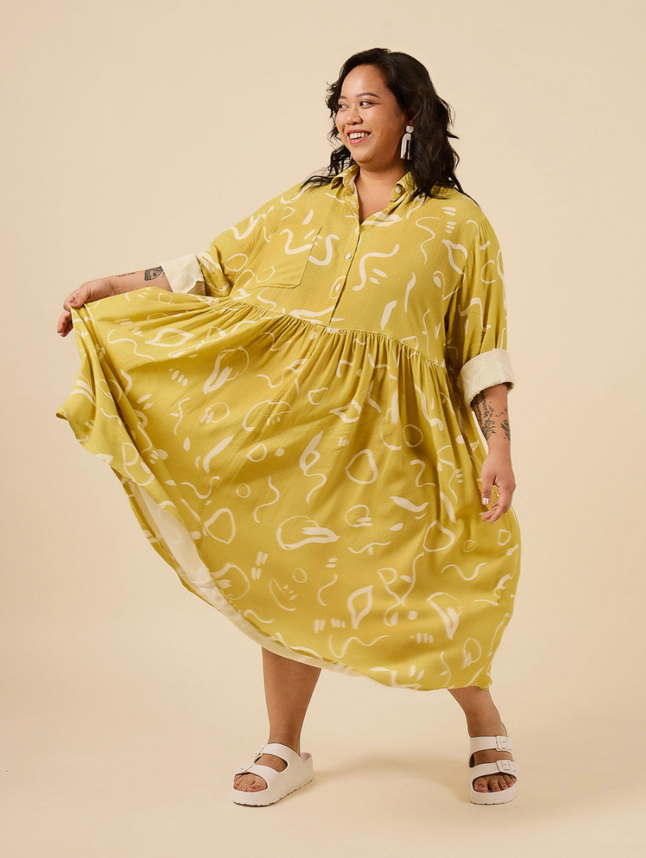 Jenna Shirt + Shirtdress Sewing Pattern XXS-4XL