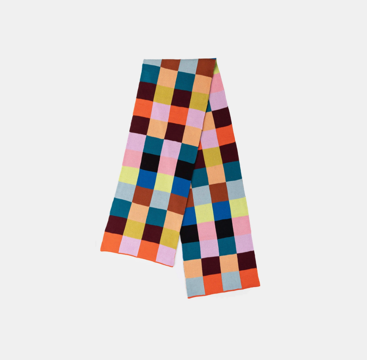 Color Patch Big Scarf - Sport