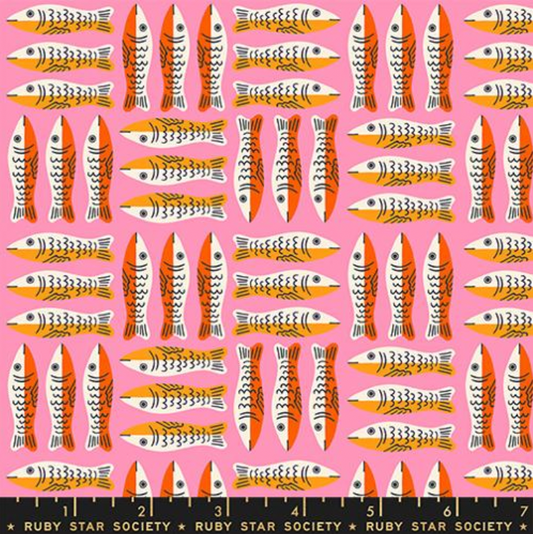 Sardine Calico Pink