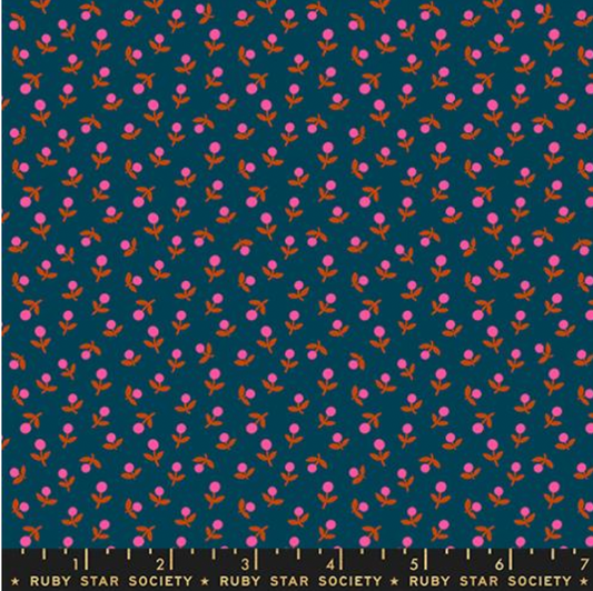 Ditzy Calico Galaxy (Navy)