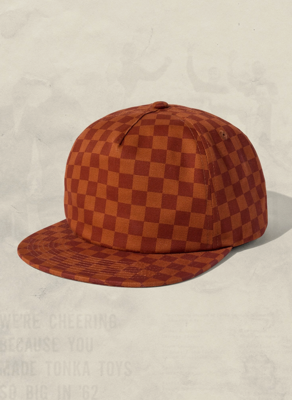 Tonal Checkerboard 5-panel Field Trip Hat (many colors)