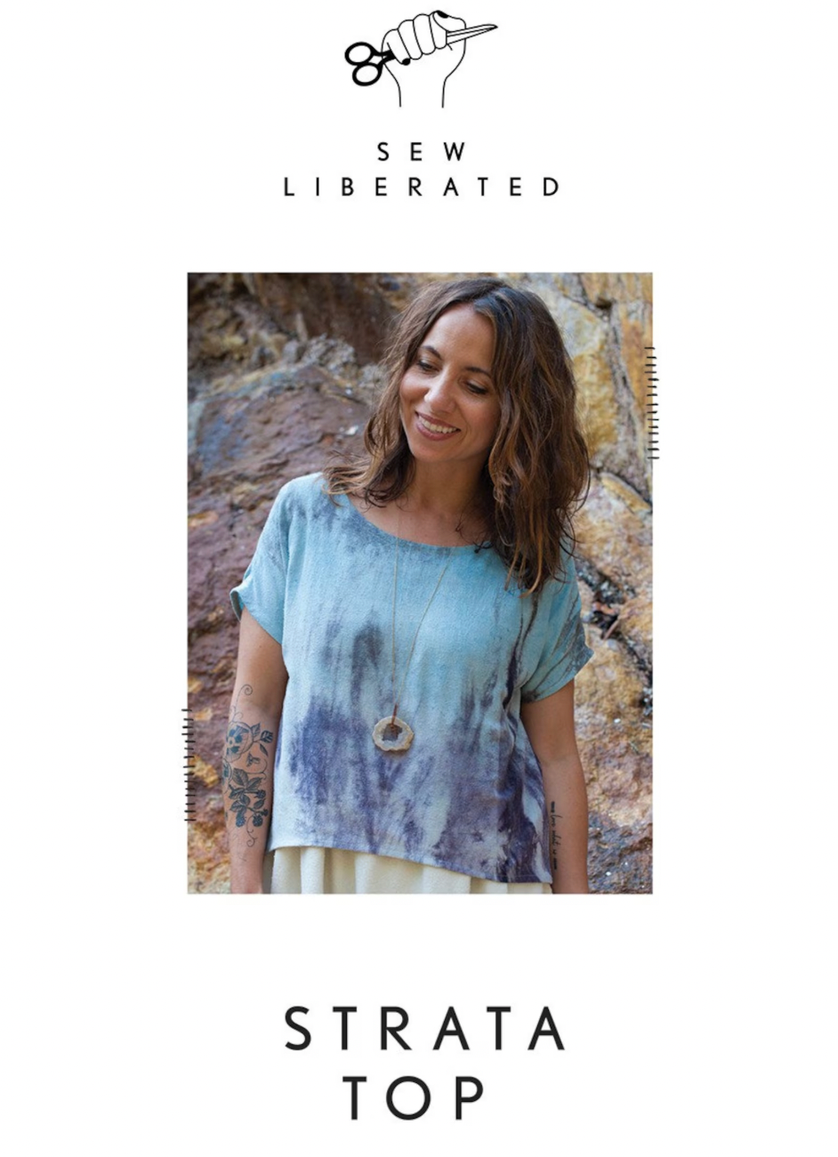 Strata Top Sewing Pattern Sizes 0-30