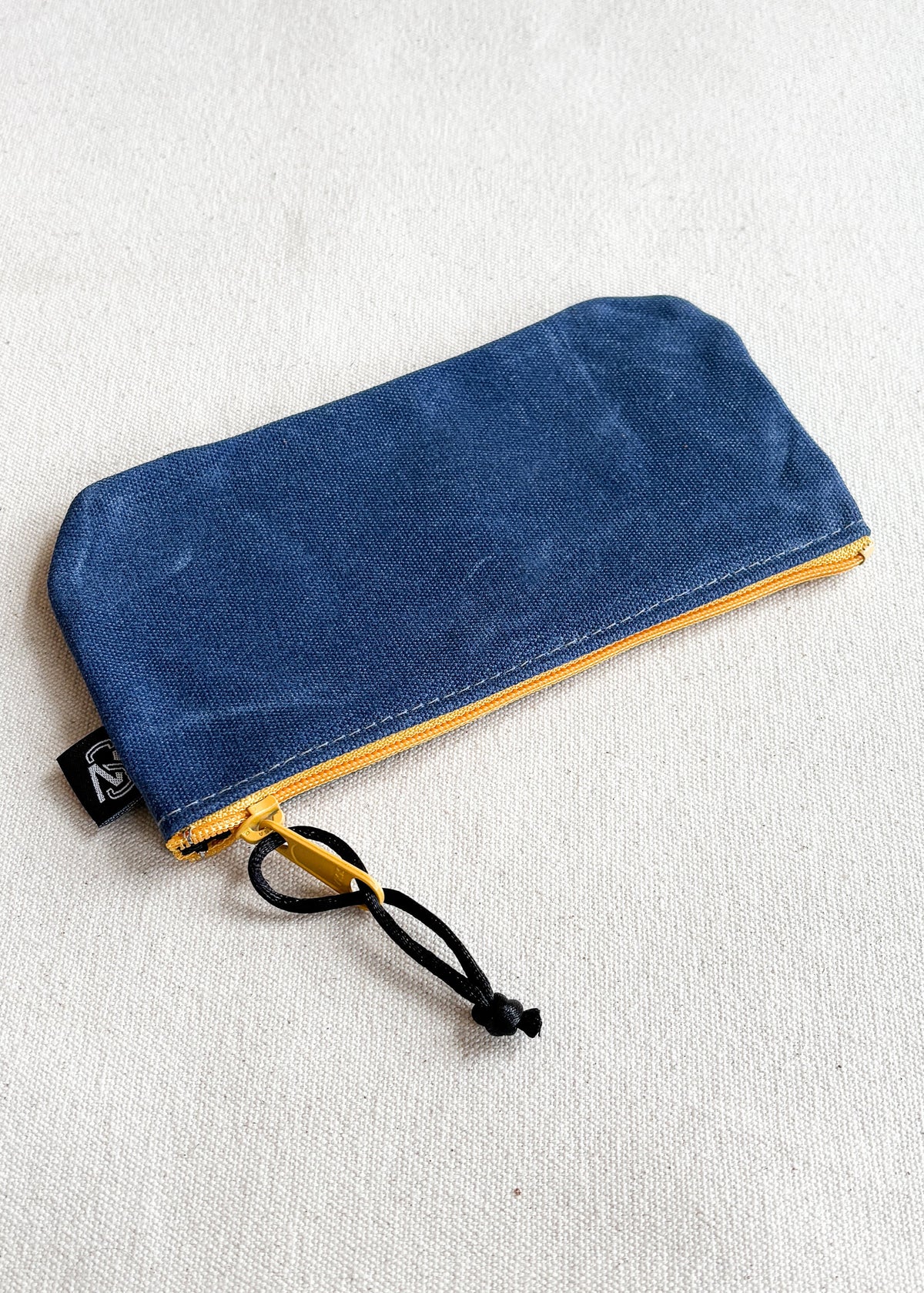 Small Waxed Canvas Zipper Pouch