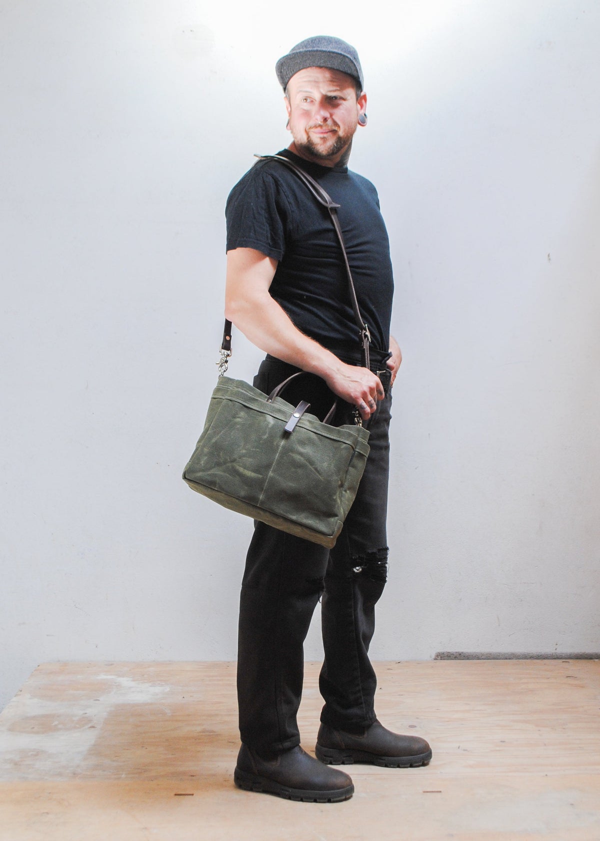 Waxed Canvas Tool Bag