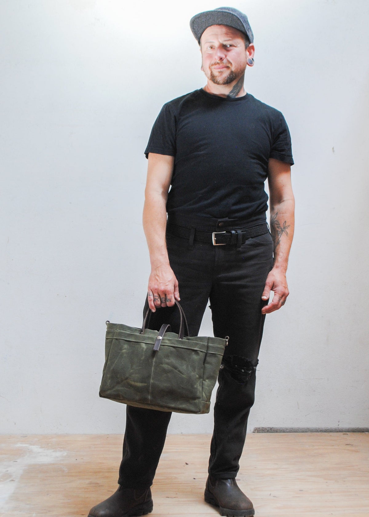 Waxed Canvas Tool Bag