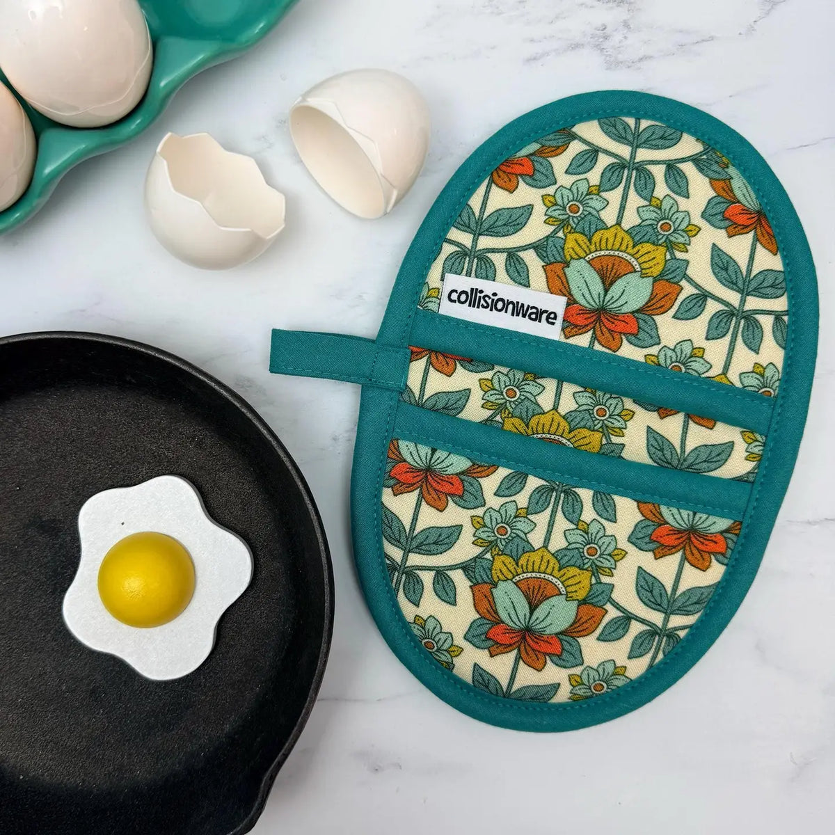 Cottage Bloom Mini Pincher Oven Mitt