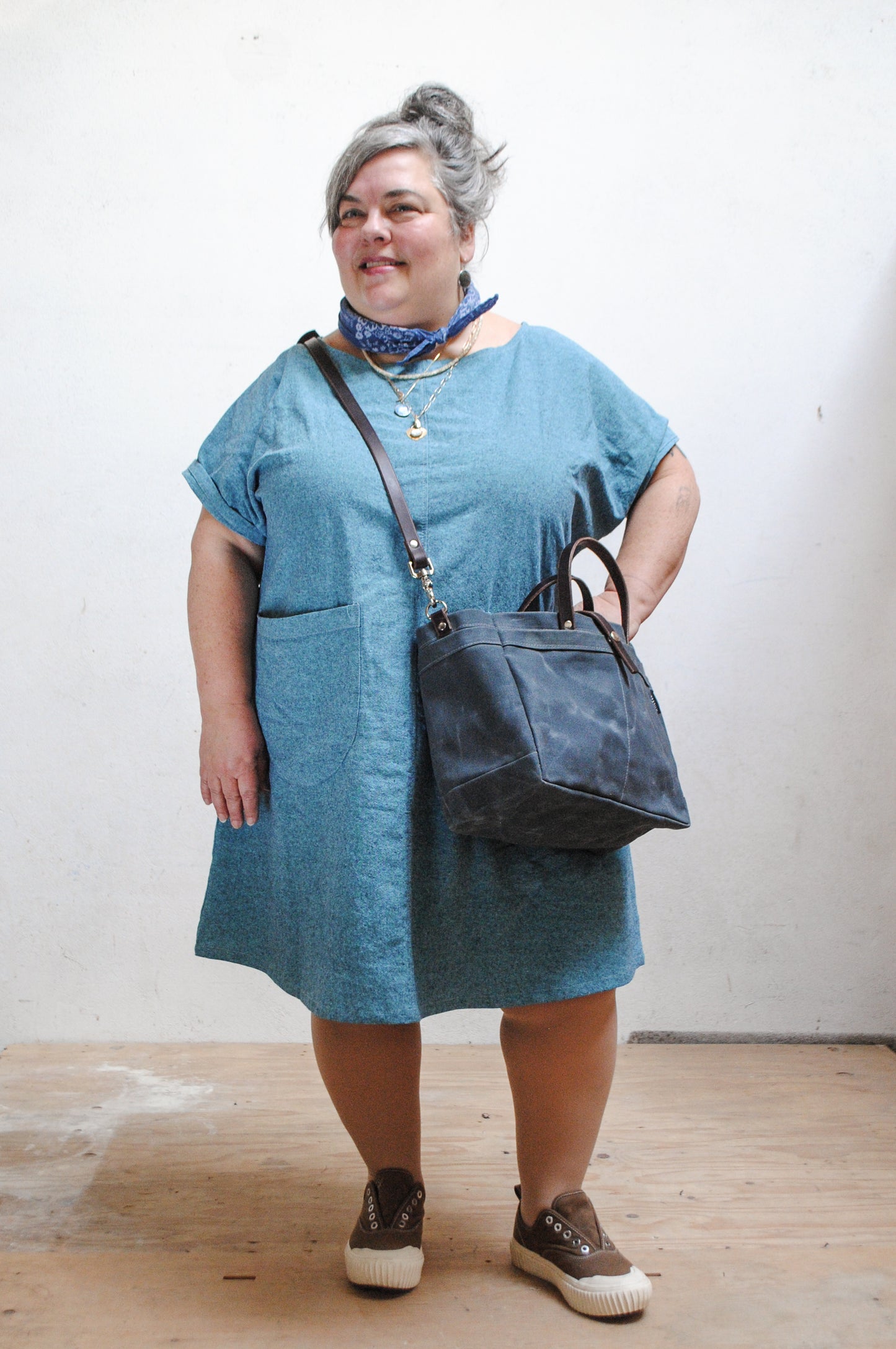 Made To Order Basic Dress - Marine Blue
