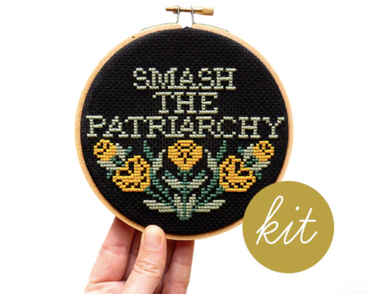 Smash The Patriarchy Cross Stitch Kit
