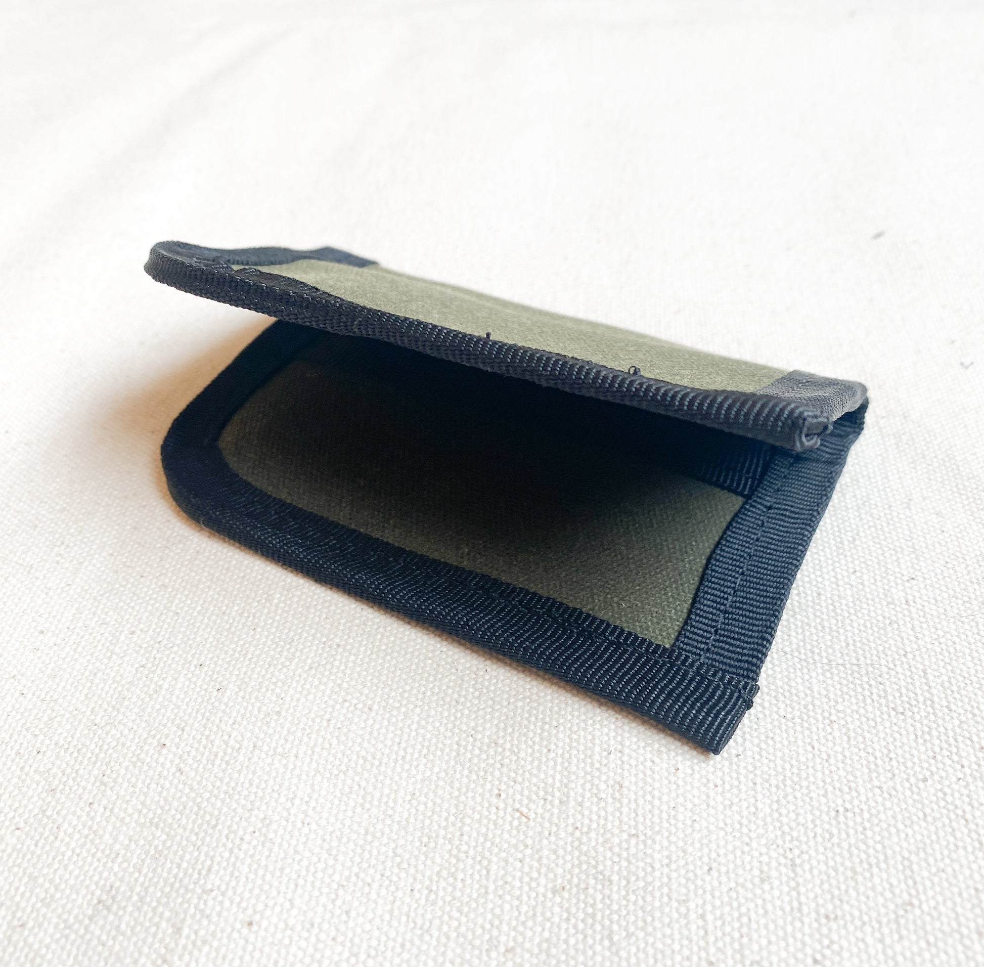 Side view of Card Holder. 