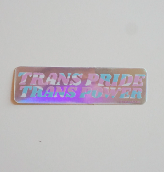 Trans Pride Trans Power Sticker