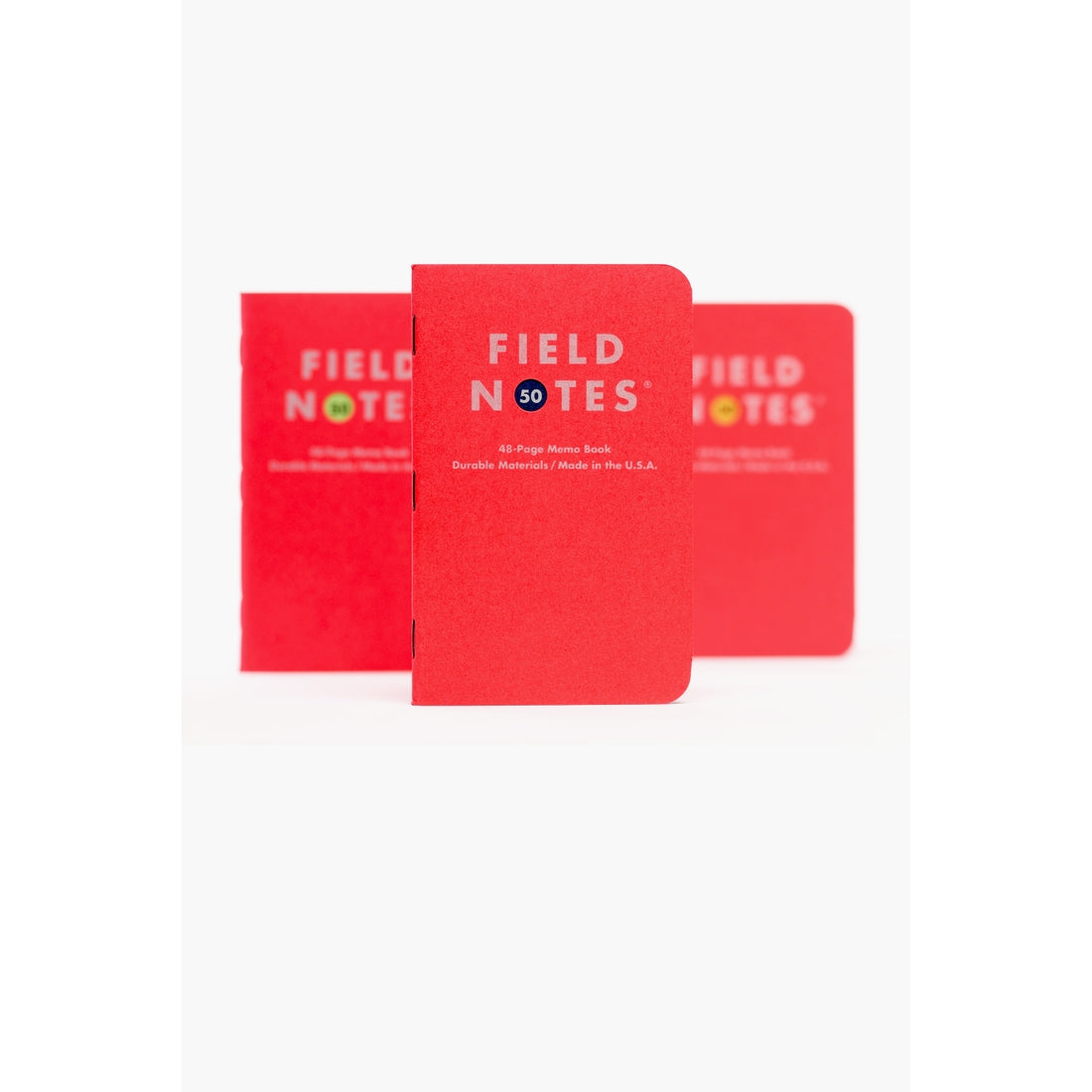 "Red Hot" Field Notes 3-Pack Notebooks.