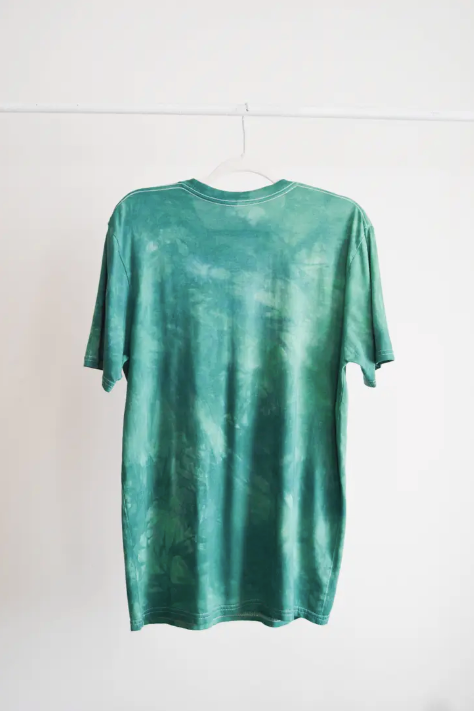 Forest Birch Hand Dyed and Block Printed T-Shirt
