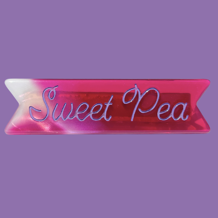 Sweet Pea Hair Clip