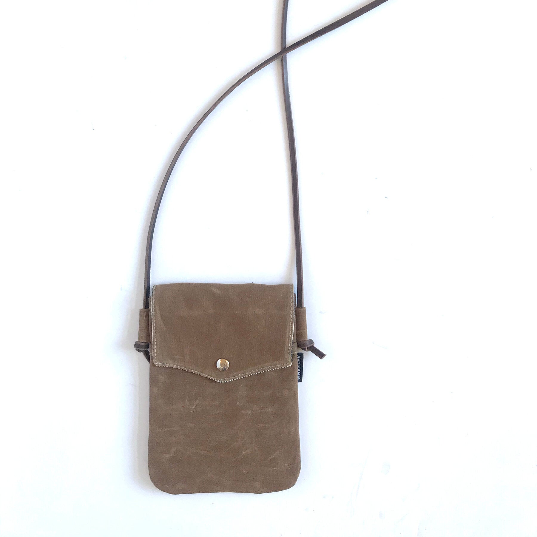 Waxed Canvas Messenger Bag Crossbody Bag Minimalist Bag by -  Sweden