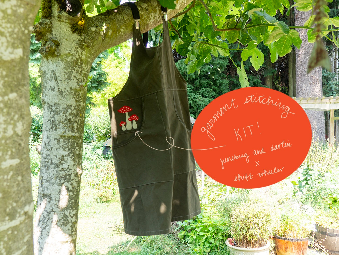 Junebug and Darlin X ShiftWheeler Garment Stitch Kit